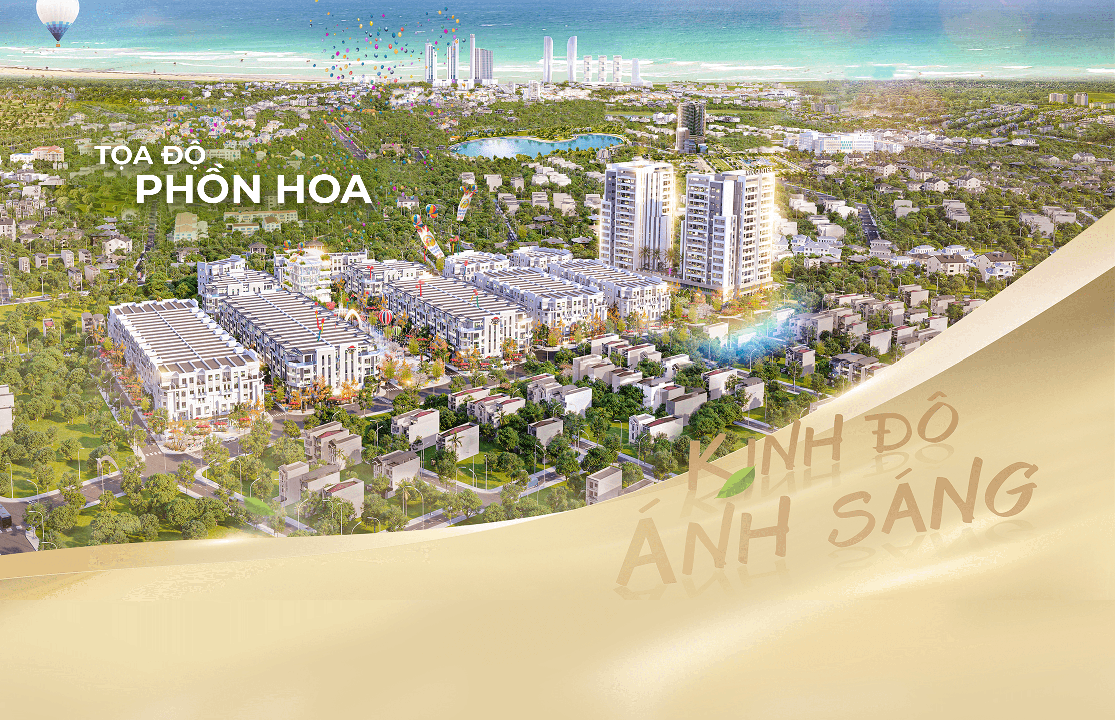 Hình ảnh tổng quan dự án MK Central City Phủ Hà - Kinh đô ánh sáng